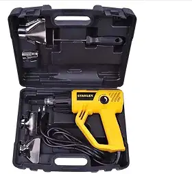 Stanley Soprador Térmico com Maleta de Ferramentas e 5 Acessórios, Ajuste de Fluxo e Temperatura Variáveis, Potência 1800W, Modelo STXH2000K, 220V
