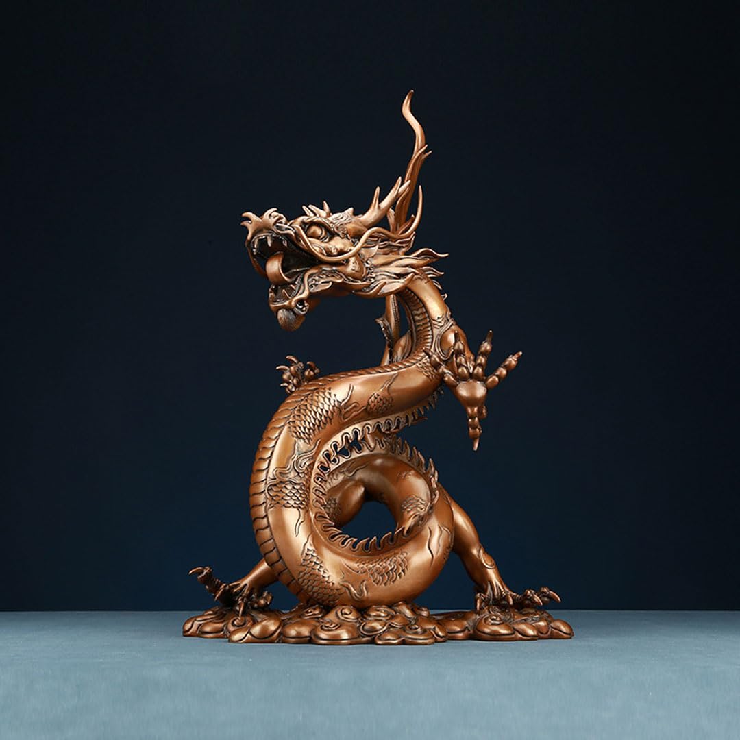 開運 龍 龍神 龍置き物【大型】【真鍮製】 開運 龍 龍神 龍置き物【大型】【真鍮製】