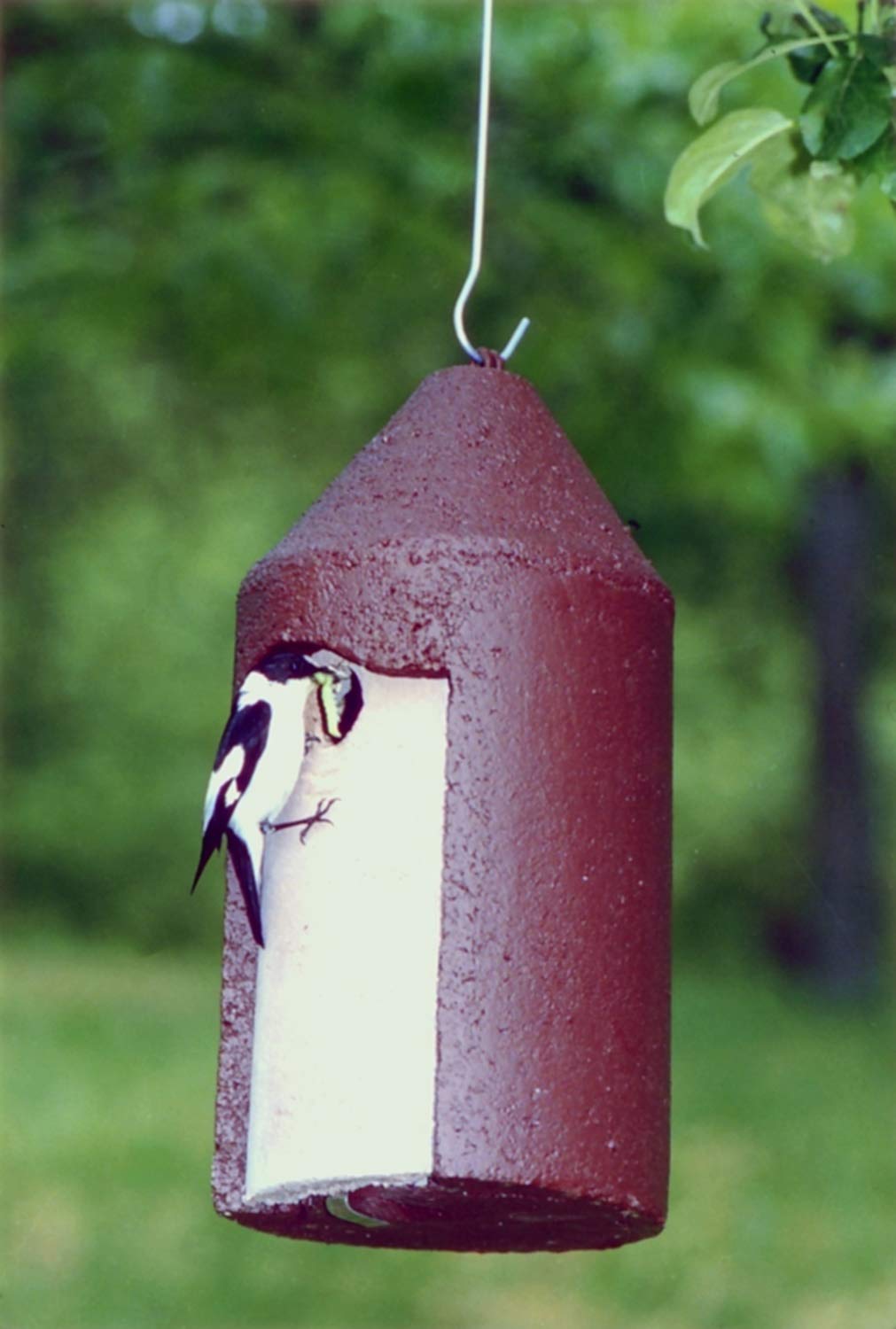 Naturschutzprodukt Nisthöhle Satz 2 Stück Typ 2M Vogelhöhle freihängend FT Nisthilfe Flugloch 26 mm