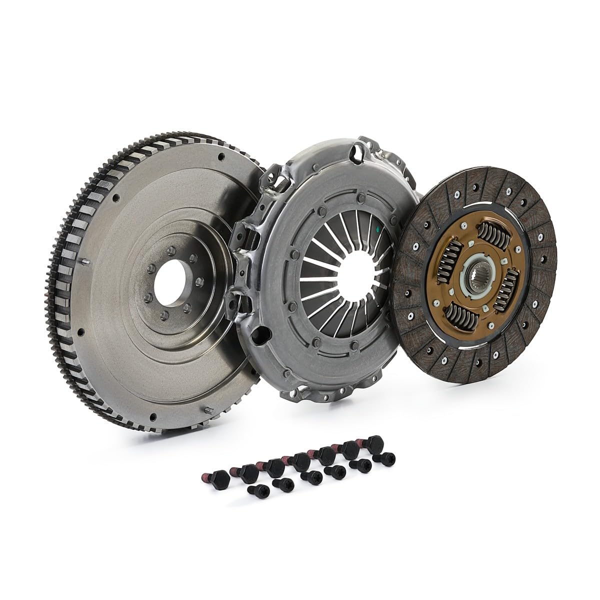 RIDEX 479C3035 Kit de embrague con volante monomasa sin desembrague central con juego de tornillos No se requiere una herramienta especial para montaje Compatible con NISSAN Qashqai II J11, J11
