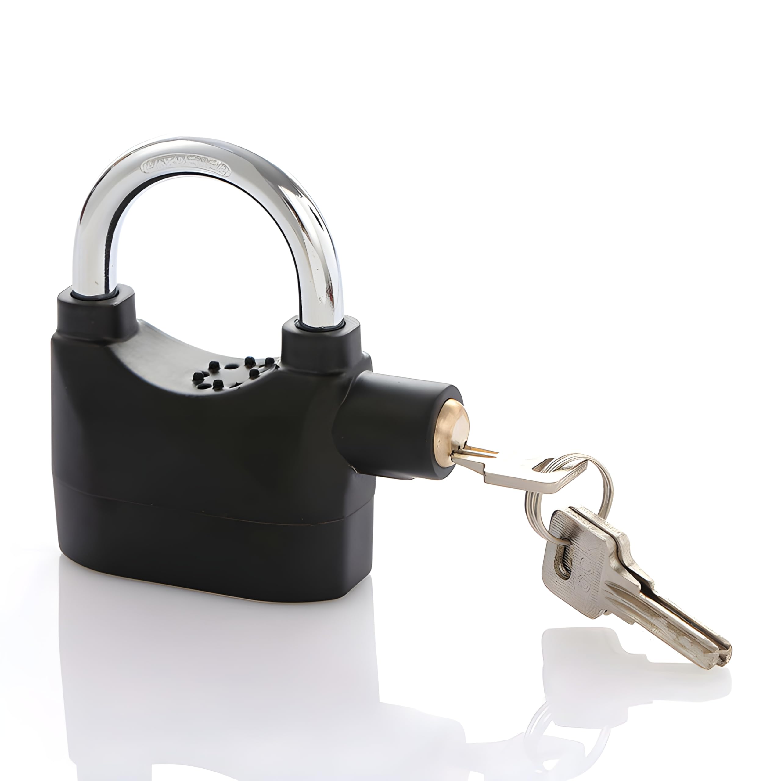 Alarm Security Lock with Motion Sensor - Dual Security Padlock for Ultimate Protection (Black)-image-27