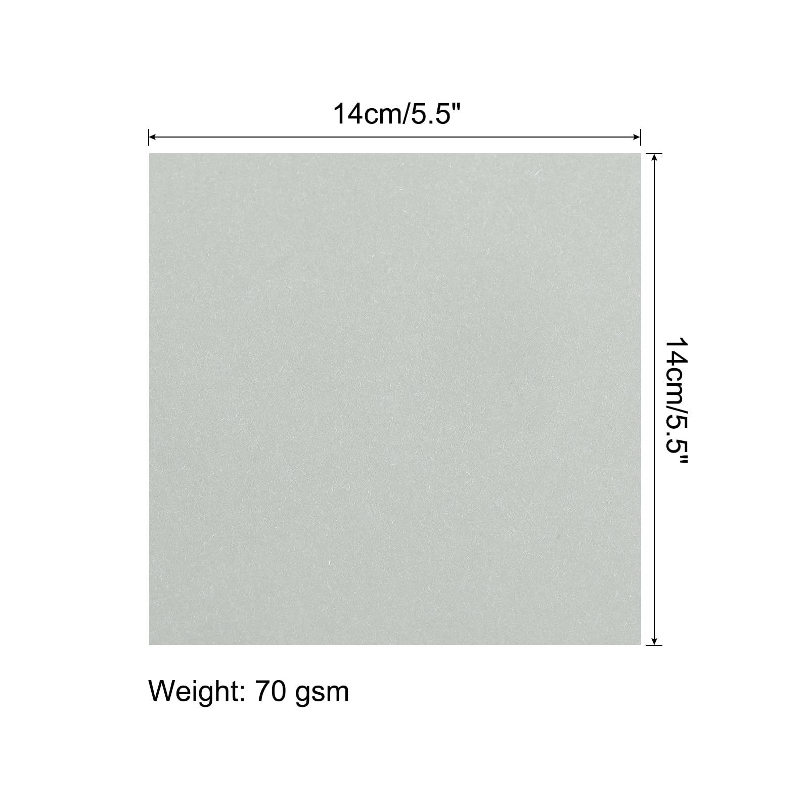 MECCANIXITY 100 Sheets Origami Paper – Double Sided 10x10 Inch Light Blue Square Paper For Crafts