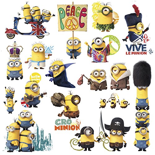 Minions Movie 16 Big Wall Decals Despicable Me Room Decor Stickers Decorations - //coolthings.us