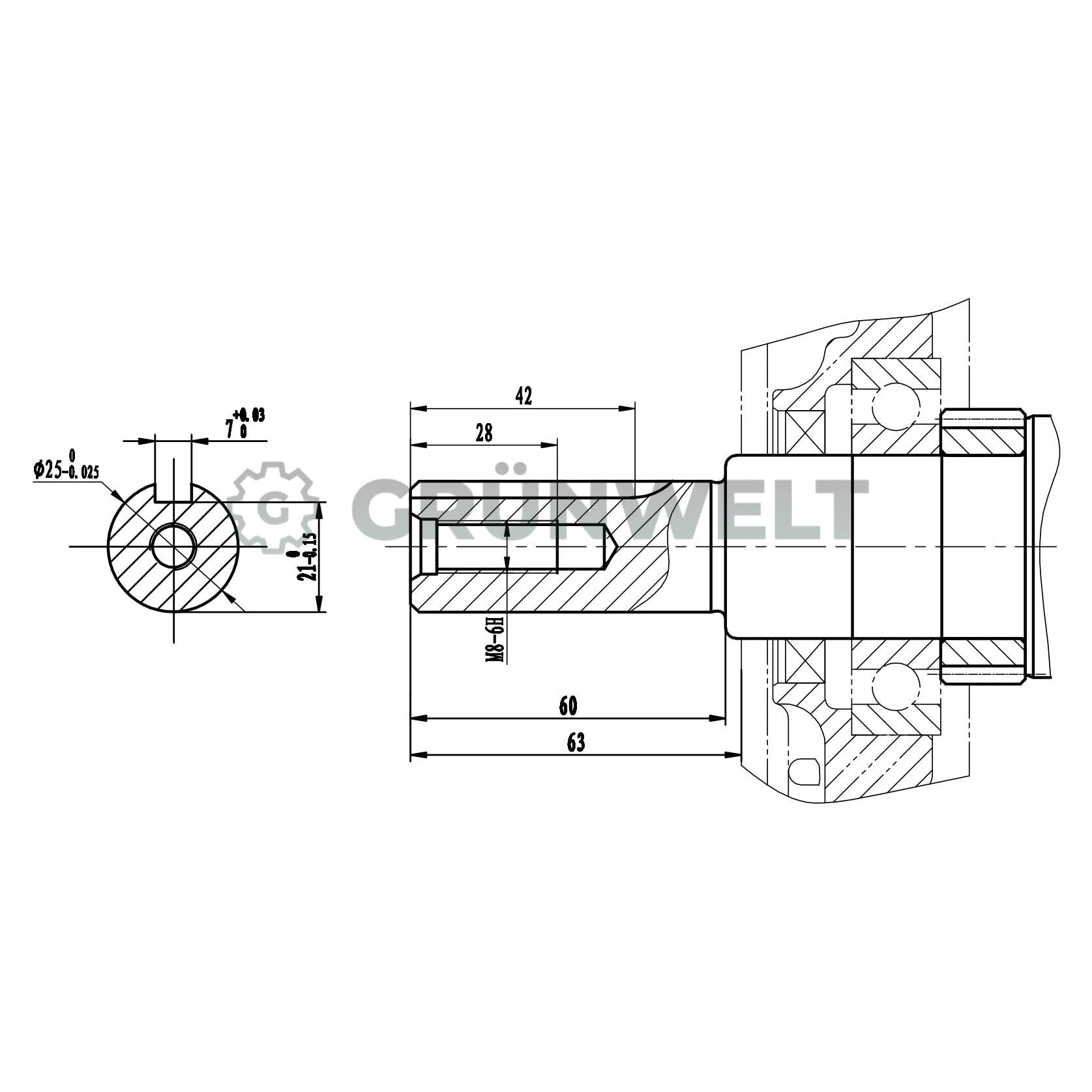 Weima WM192FE Benzinmotor 18 PS 460 ccm 25 mm E-Starter Kartmotor Einachser Austauschmotor