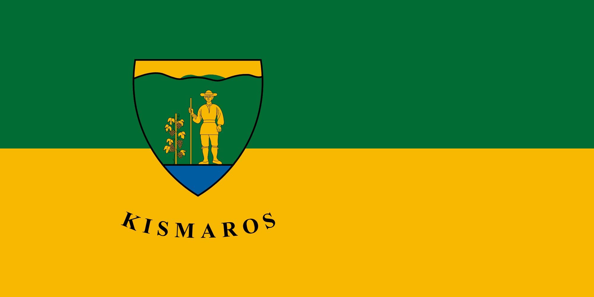 Drapeau paysage de 1.35m² pour pavoiser votre balcon et jardin Kismaros