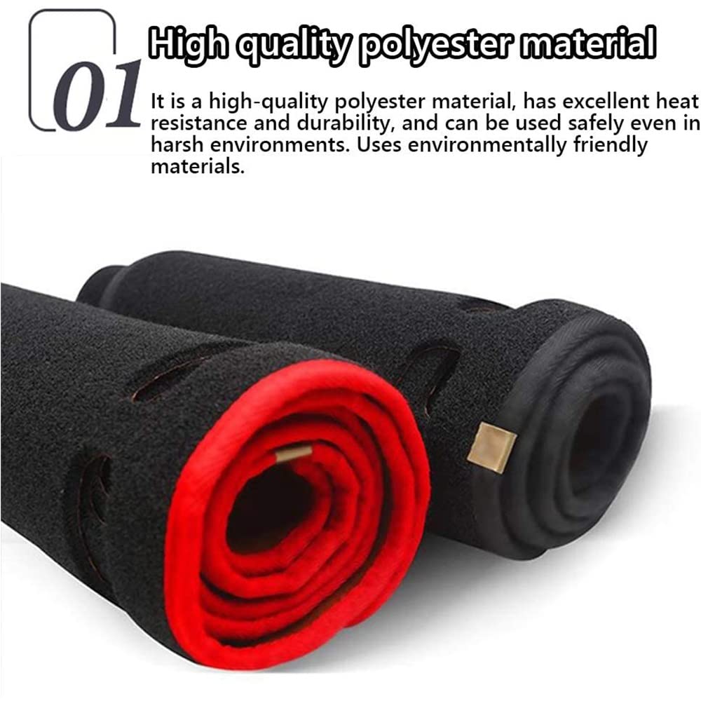 Tapis Tableau De Bord Ford F150 Lobo 2009-2014 - Couverture Anti-UV Noire Gauche