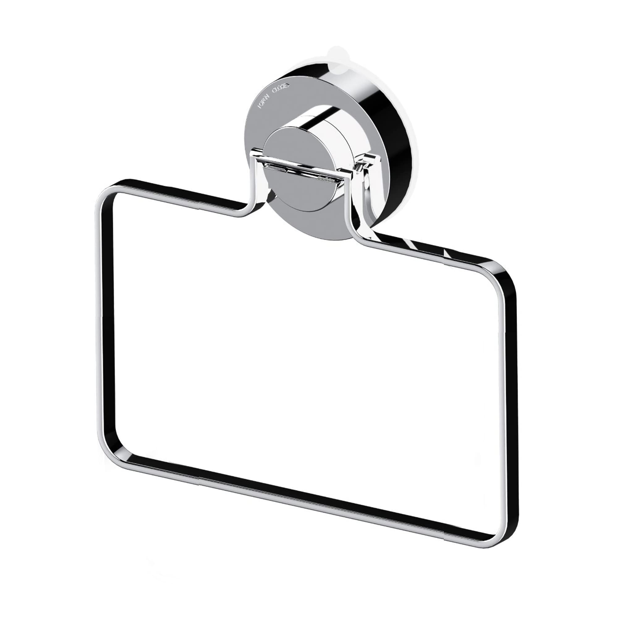 Blue Canyon Gecko Towel Hanger, Shower Caddy with Quick Lock vacuum Suction Cup, No Drill and No Screws Required, Removable, Reusable and Repositionable, Stainless Steel