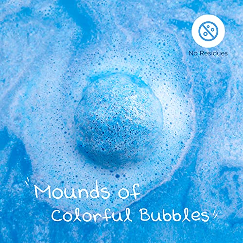 Handmade Bath Bombs For Mother's Gift, Organic Bath Bombs Gift Set With Natural Ingredients For Kids And Women, Cloud Bath Bombs With Rainbow Color And Rich Bubble, Great Gift Option For Birthday #TOP3