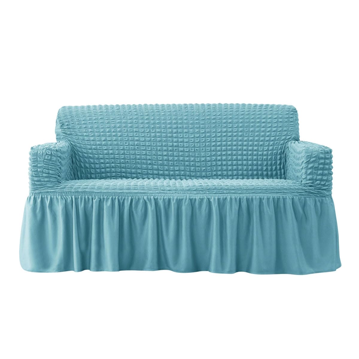 Snqzo H Sofa Covers Wit Skirt Ig Stretc Sofa Slipcover 1/2/3/4 Seater Super Soft Couc Covers Non-Slip Sofa Slipcover Spandex Couc Cover Washable Sofa Cover For C(Size:3 Seater(190-230Cm),Color:h)