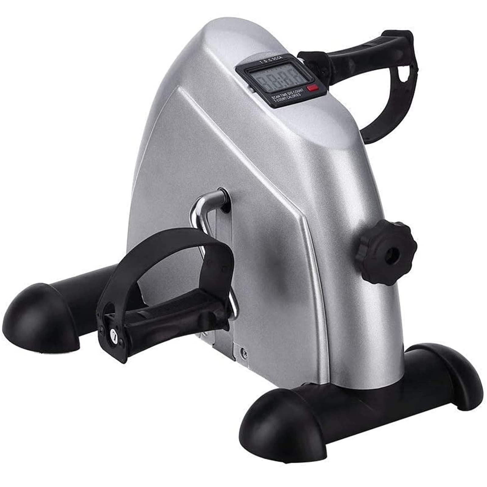Pedaliera Elettrica Per Riabilitazione Di Fisioterapia Per Anziani, Fisioterapia Elettronica E Bici Da Riabilitazione, Attrezzatura Per La Riabilitazione in Bicicletta Mini Per Disabili,Silver