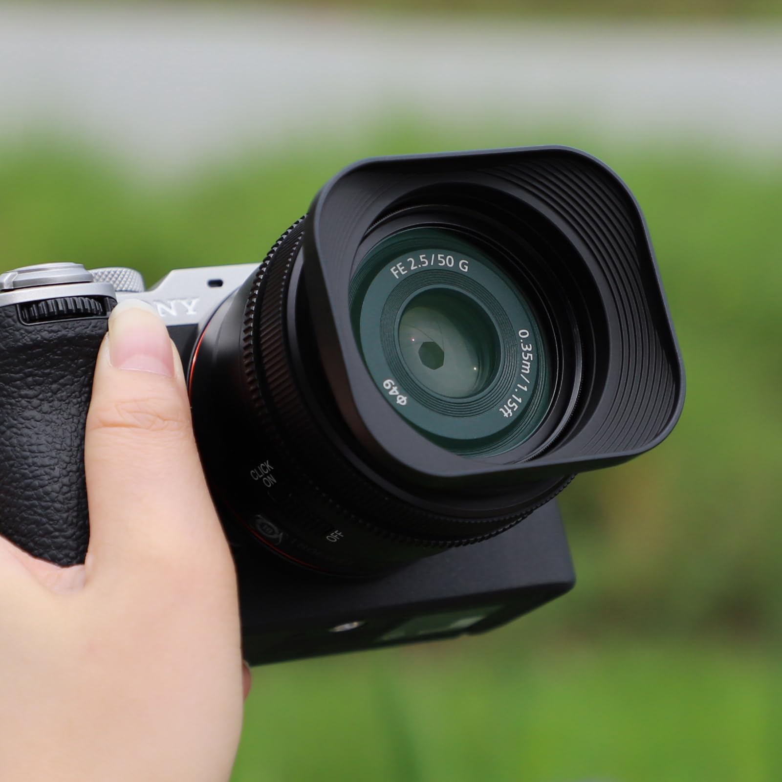 美品 _SONY FE 40mm F2.5 G haogフード&保護フィルター付 新品)SONY (ソニー) FE 40mm F2.5G SEL40F25G（商品ID：4548736130623