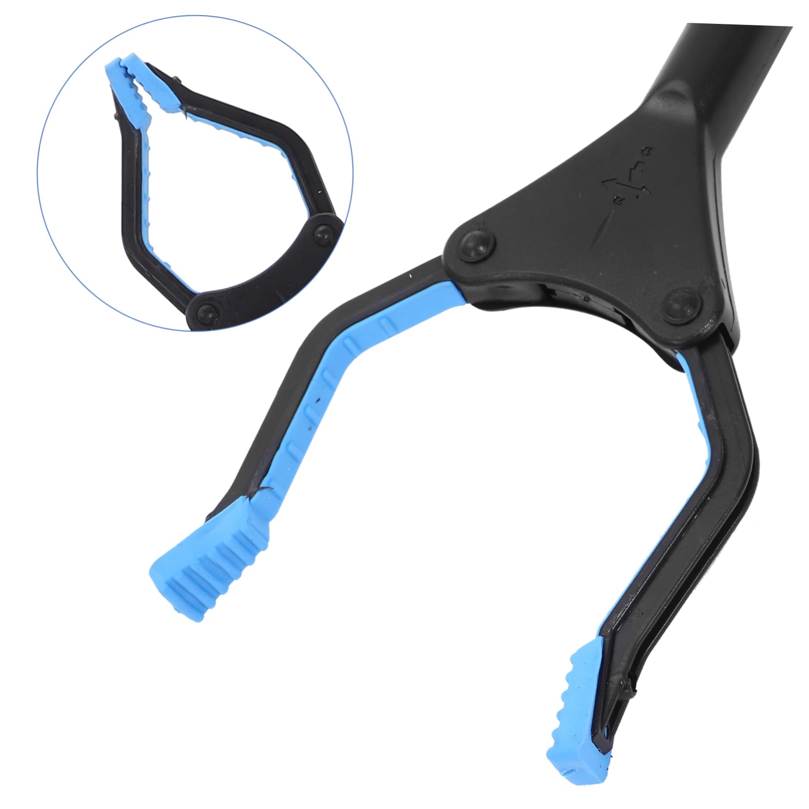 GARVALON Outdoor Cleaning Supplies Garbage Grabber Tongs Trash Pickup Clip for Litter Picker Trash Picking Clips