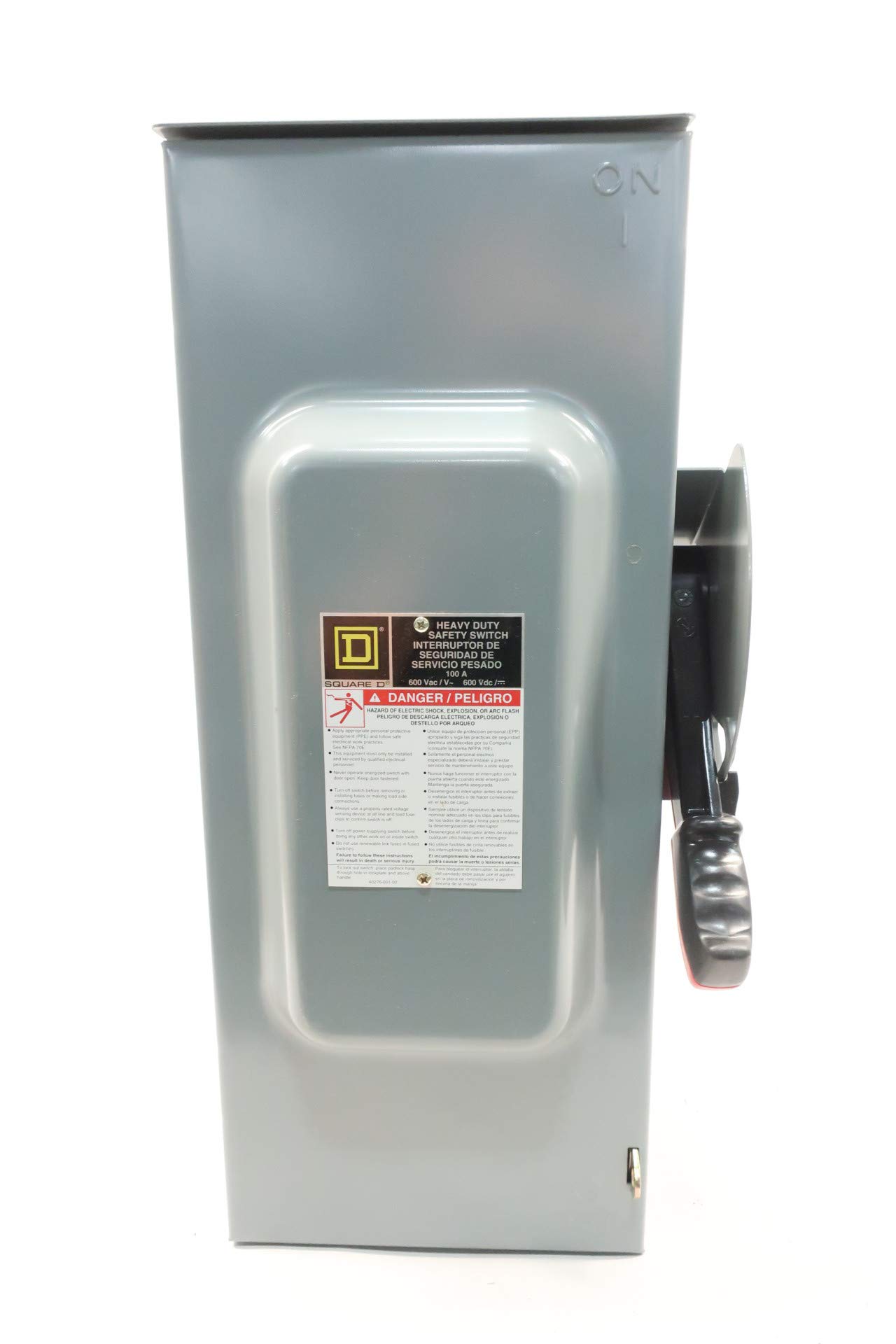 3 Phase Safety Switch Square D H363NRB 100A 600V 3P Safety Switch ...