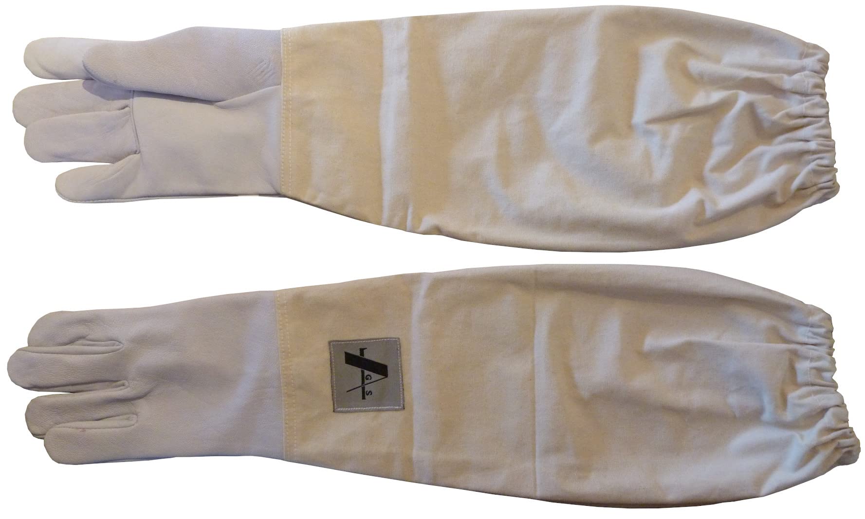 AGS Gants d'apiculteur en peau de chèvre - Gants de protection pour apiculture - Taille S
