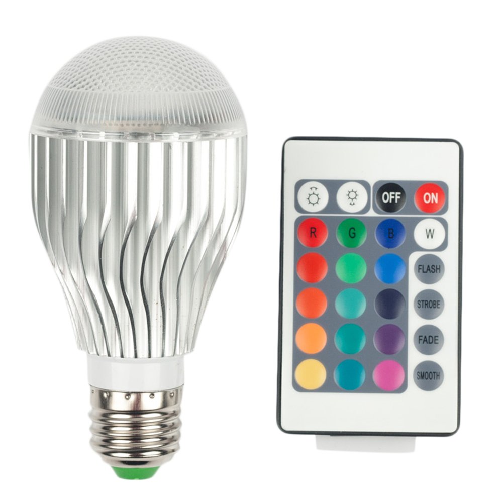 Chendongdong Light 16 Colors Changing 9W Magic E27 Rgb Led Lamp Bulb + Ir Remote Control