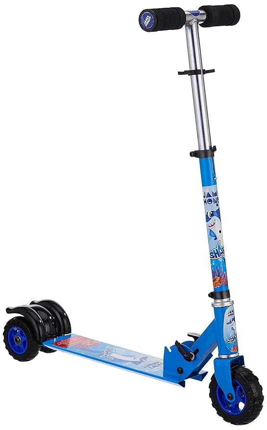 Amazon Brand – Jam & Honey Scooter (Shark, Square) for Kids | Height Adjustable | Foldable | Scratch Free Wheels at Rs. 999