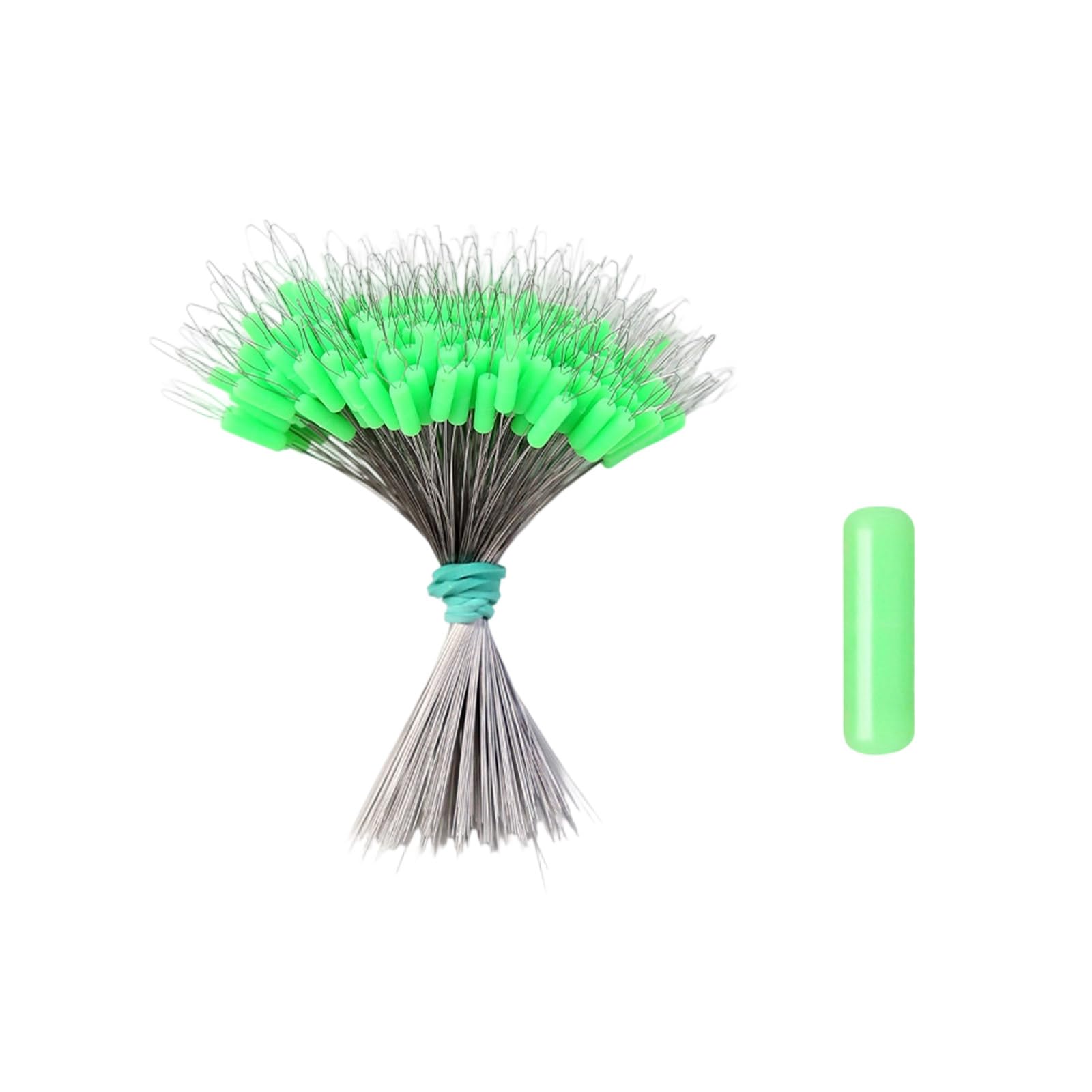Tsophreniq 300Pcs Silicone Fishing Oval/Cylinder Float Stop Stoppers Fishing Float Bobbers Tackle Accessories Lures Spacer Beads