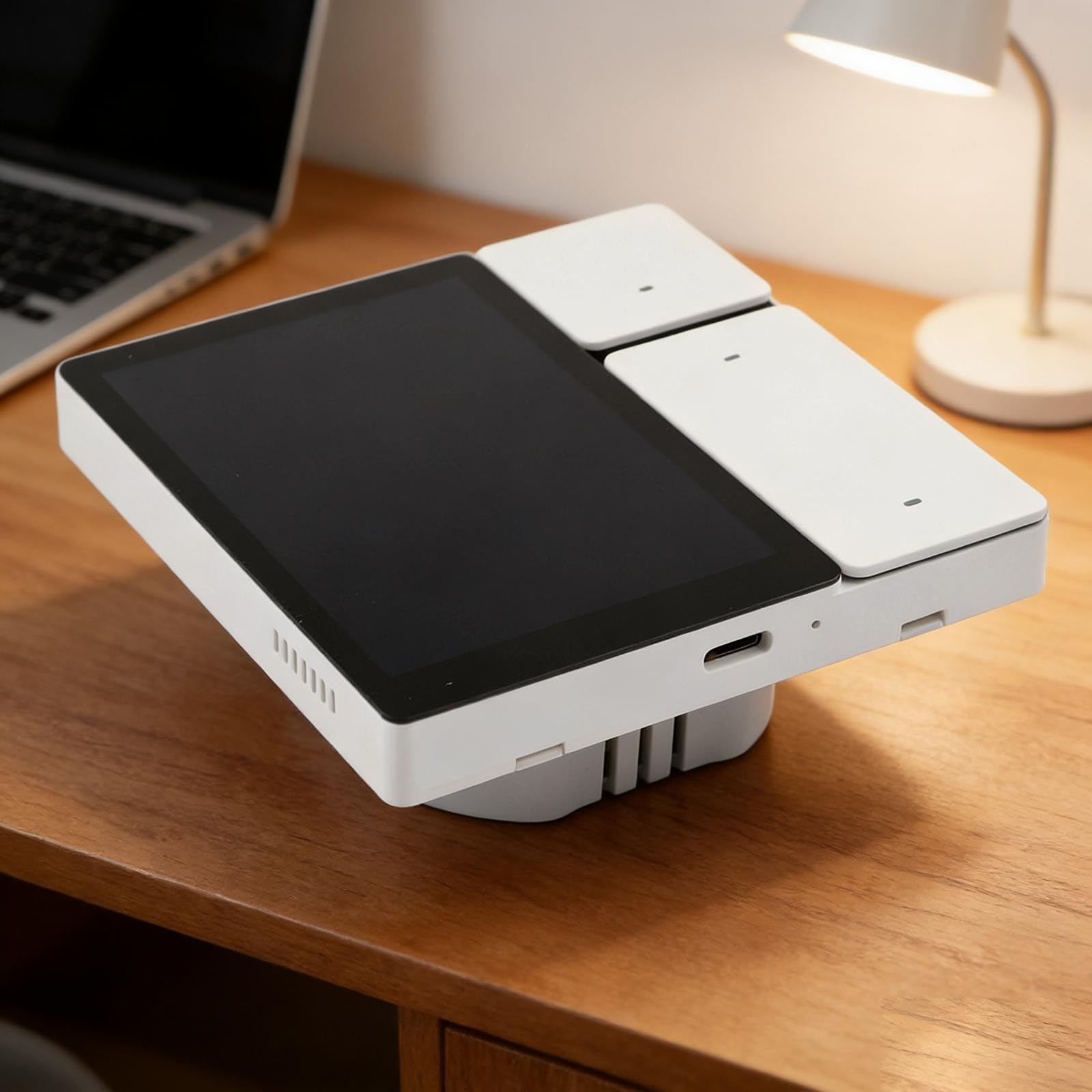 Per MOES 3.5 Pollice Smart Control Panel Schermo con 3 Relè e 3 Pulsanti Fisici GFF Capacitivo Touch IR Remote Hub per Tuya Smart Home Automation Bianco