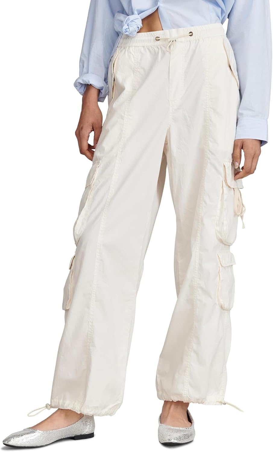 Lucky Brand Women's Exaggerated Cargo Flight Pant