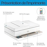 HP Envy 6520e, 714N9B, Imprimante Multifonction Jet d'encre A4, Couleur, Recto Verso Automatique, Jusqu'à 10 ppm, Wi-FI, Chargeur Automatique, Fax, 3 Mois de Forfait Instant Ink Gratuit, Portobello - 5