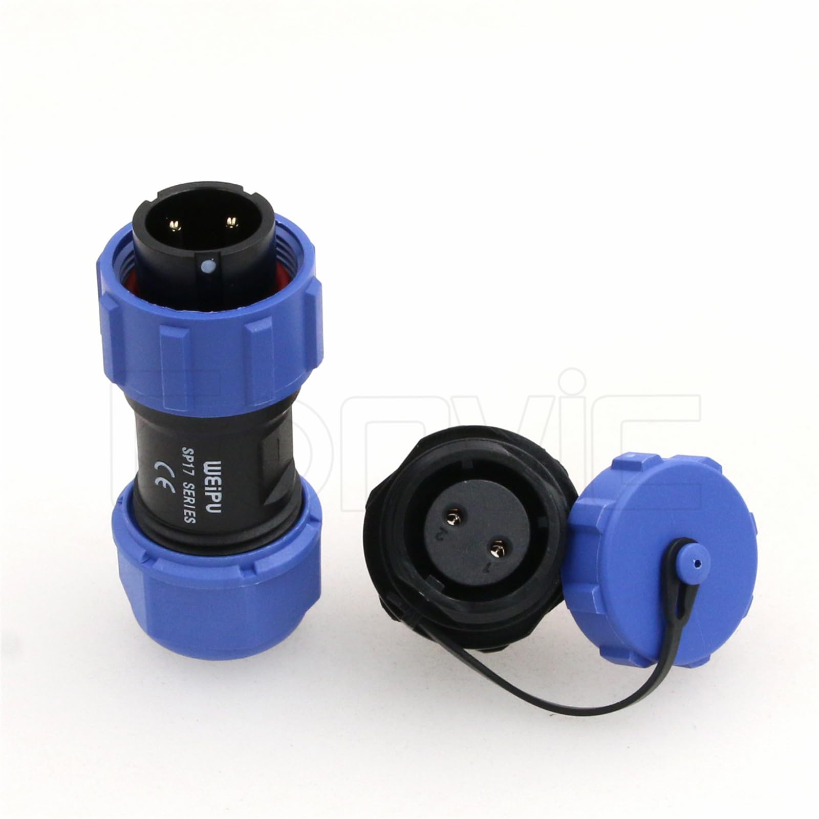 Eonvic Weipu SP17 2 Pin Connector Waterproof IP68 Male Plug Female Socket Circular 6-10mm Cable Industrial Solar Electrical Connector - Image 2