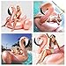 Ginkago Inflatable Flamingo Pool Float Rose Gold Giant Swim Ring Flamingo Float Water