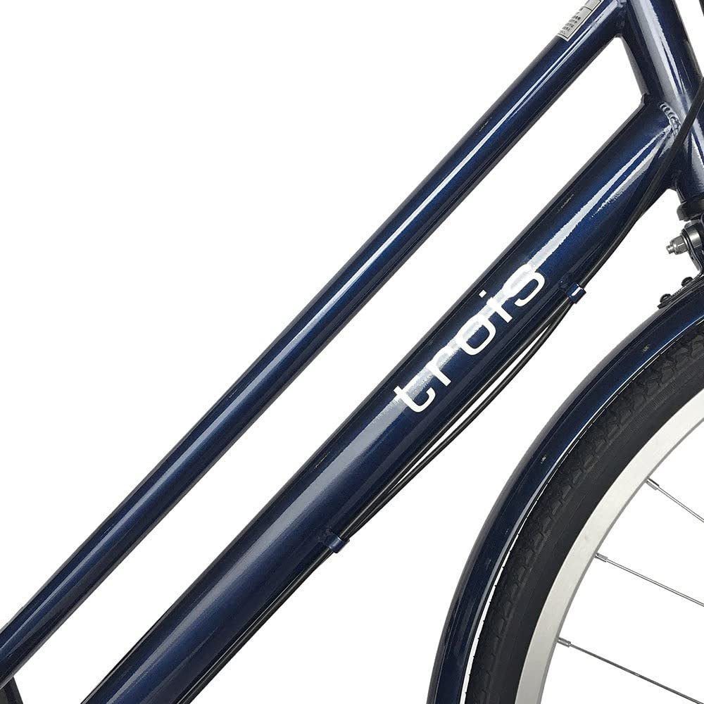 Amazon | ギア付シティサイクル ネイビー trois | trois | シティー