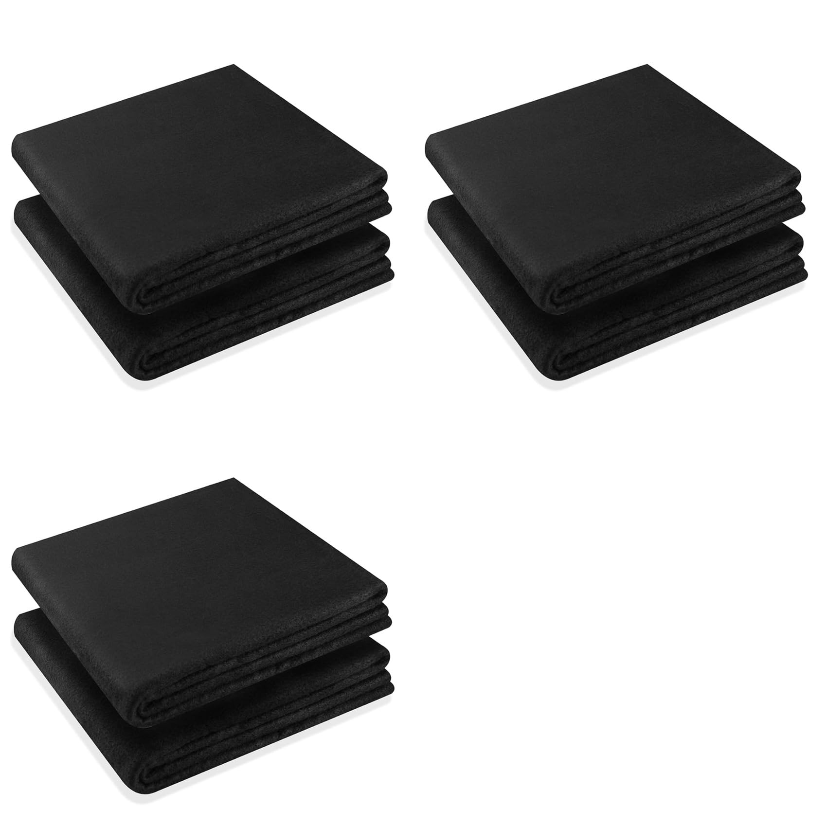 Carbon Felt Welding Blanket Fireproof - 6 Packs 20x36Inch Heat Resistants Fabric 1800°F High Temp Insulation Pad