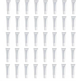 40 paquetes de tubos vacíos de brillo de labi...