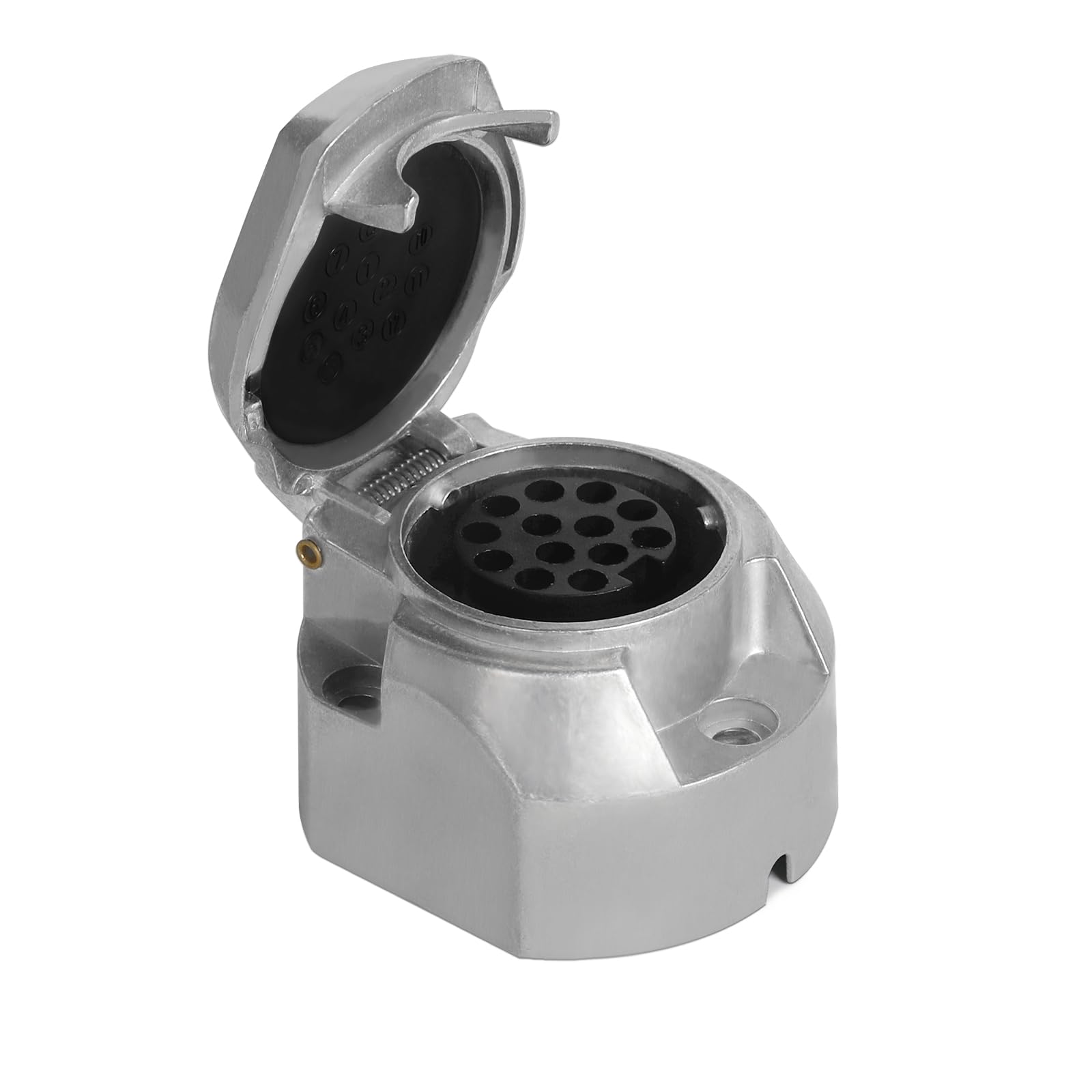 JVJ Adattatore Per Rimorchio A 13 Poli - Set Connettore E Presa Con Cablaggio Codificato Per Gancio Traino Auto, Camper, Roulotte