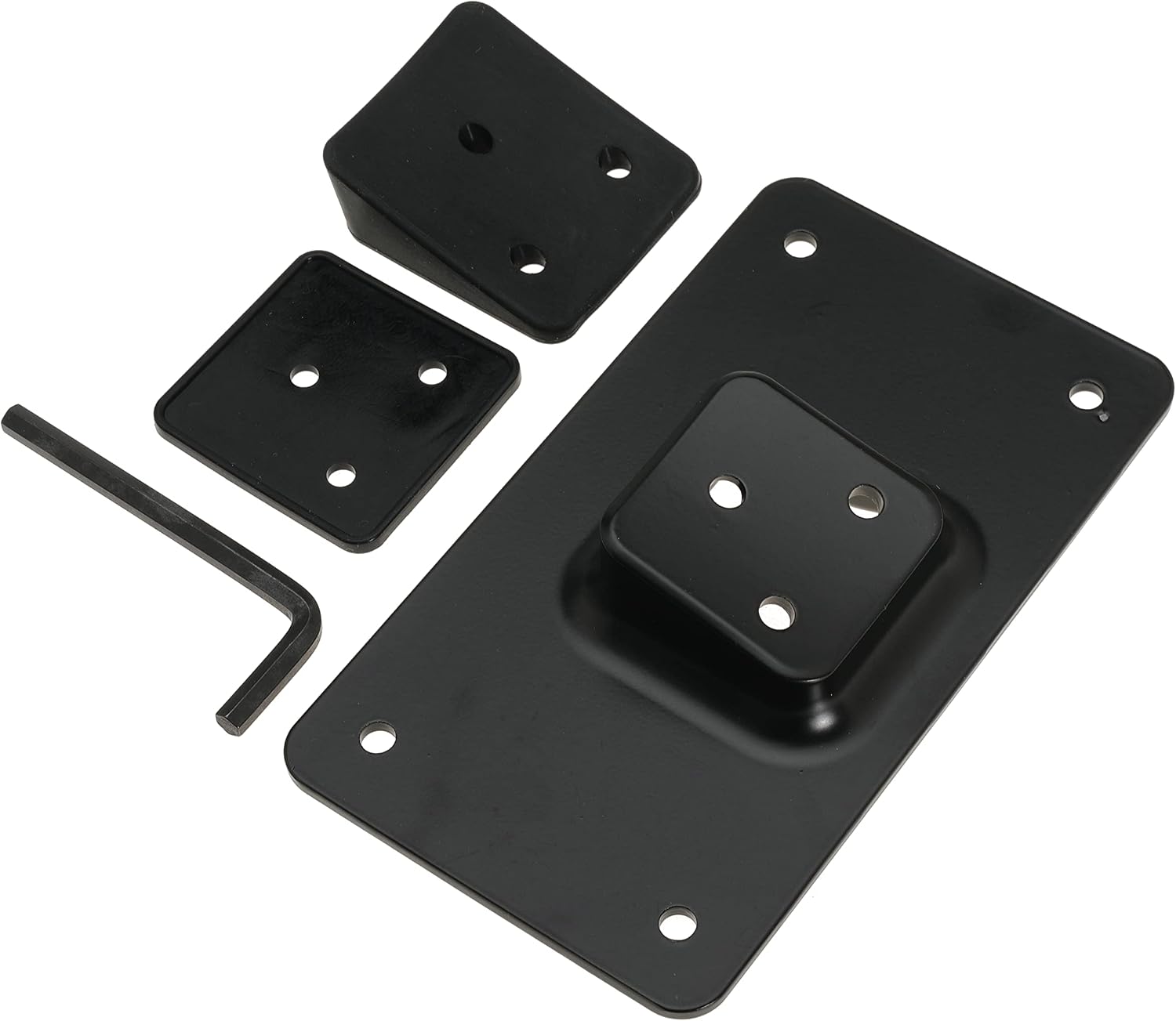 3-Hole Laydown License Plate Mount Bracket for Harley Big Twins Softail Dyna Sportster XL 1973-Up