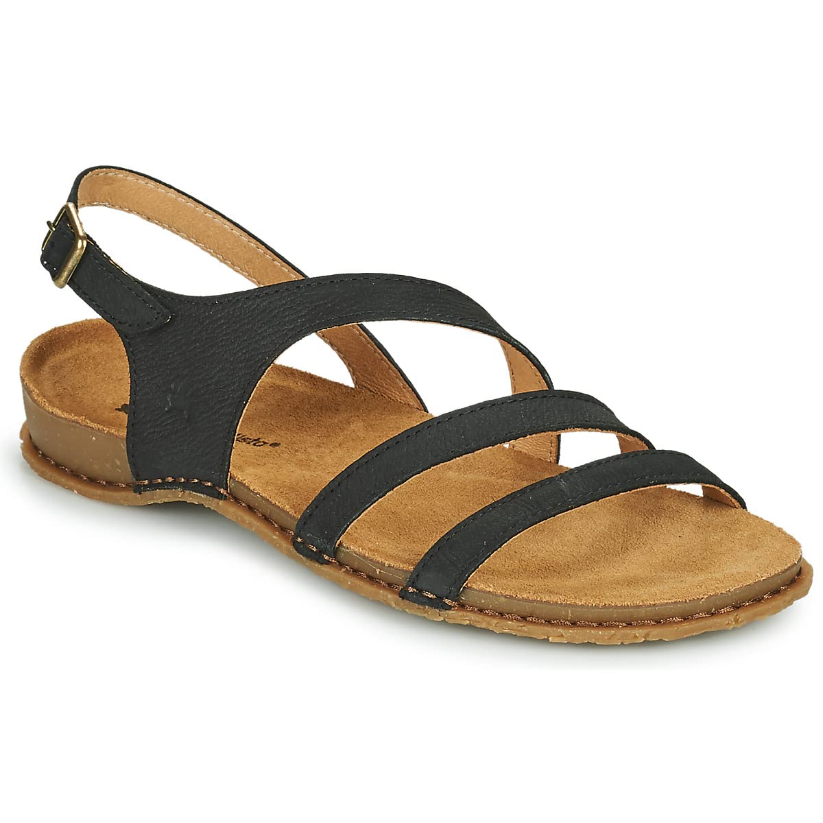 El Naturalista N5811 Panglao Womens Sandals Black 36 EU, 2 UK