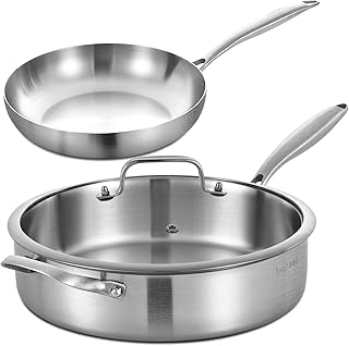Inqibee Tri-Ply Stainless Steel Cookware Set