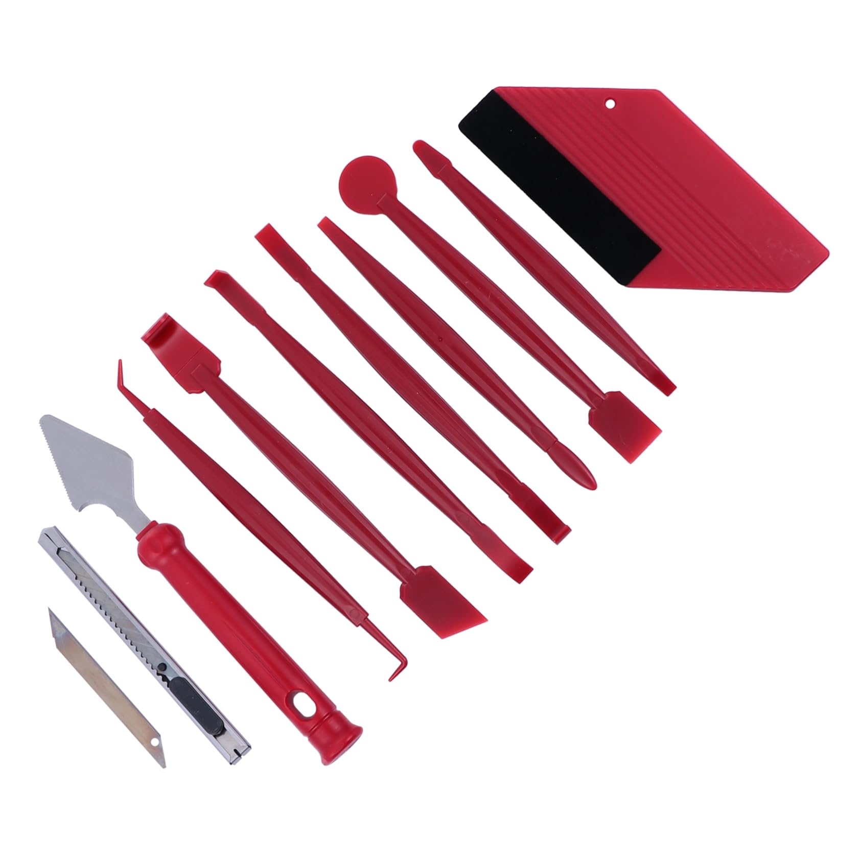 ifundom 1set Car Vinyl Wrapping Tools Professional Window Tint Kit Squeegee Scraper and Cleaning Tools for Application and Bubble Removal