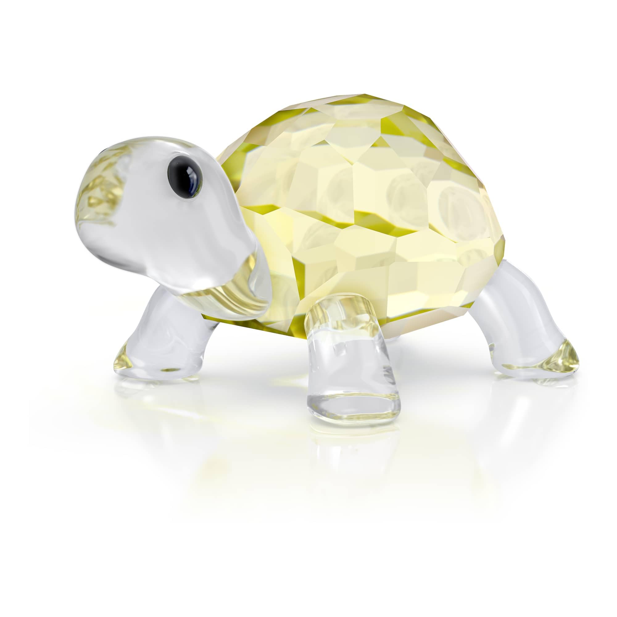 Swarovski Ornaments Yellow Swarovski Idyllia Baby Tortoise 5.1 X 3.2 X 2.7Cm