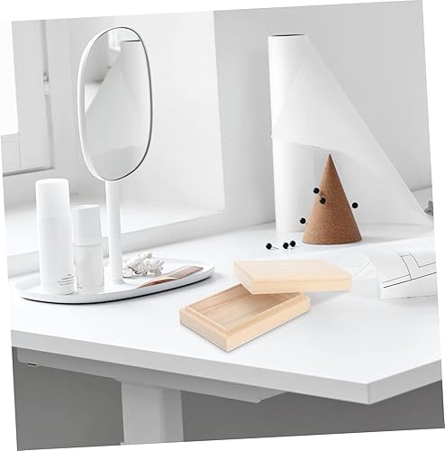 Miniatura 6 de BESTOYARD Lenormand Deck Display Case Repartidor De Cartas Automático Giratorio Contenedor con Tapa Cartas Póker Cartas Caja de Regalo de Madera