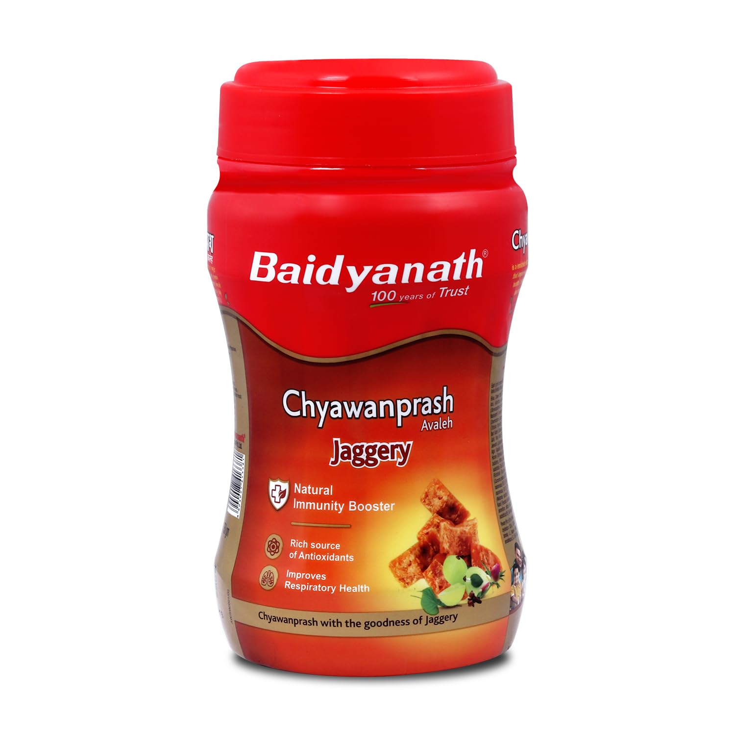 Jaggery Chyawanprash 750gm (Pack of 1)- Enriched with Amla and Pure Desi Ghee for All Age Groups