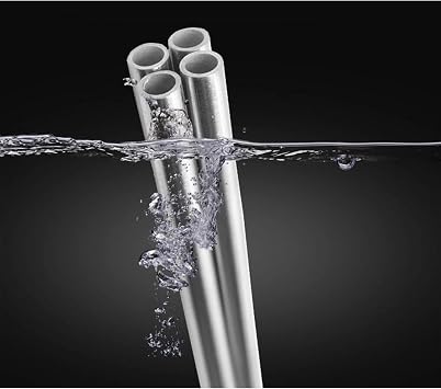 304 Paslanmaz Çelik Kılcal Boru 9.6mm ID 10mm OD 0.2mm Duvar Kalınlığı Metal Borular Uzunluğu 250mm Dikişsiz Düz Paslanmaz Boru Boru