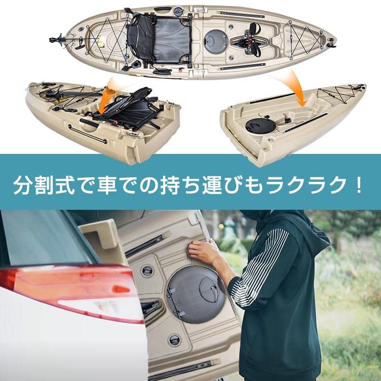 Amazon.co.jp: サンパーシー 分割式カヤック ミラージュタイプ ペダル 