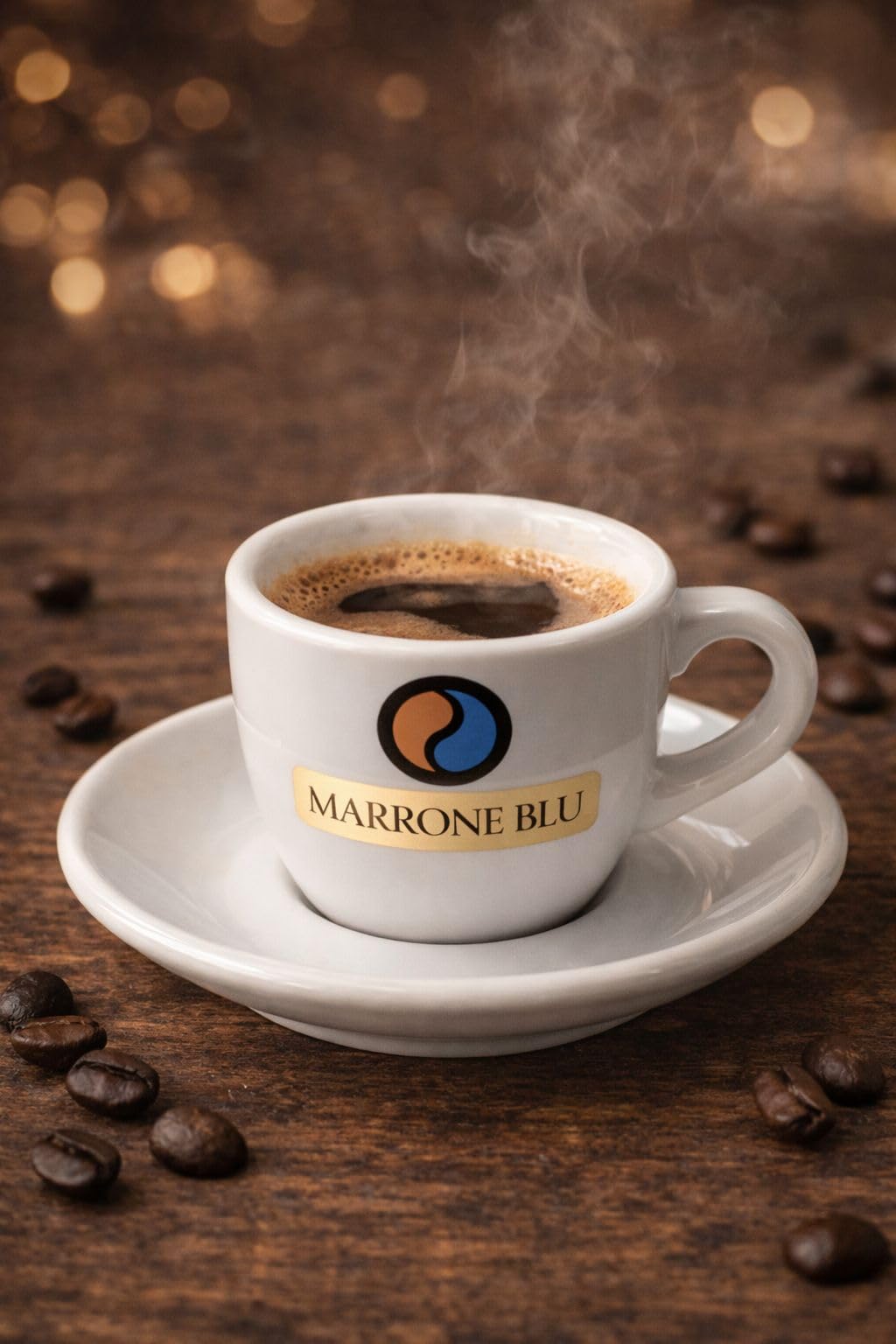 MARRONE BLU ESPRESSO AUS 50% ROBUSTA (CANEPHORA) 50% ARABICA (1000g, PALERMO)