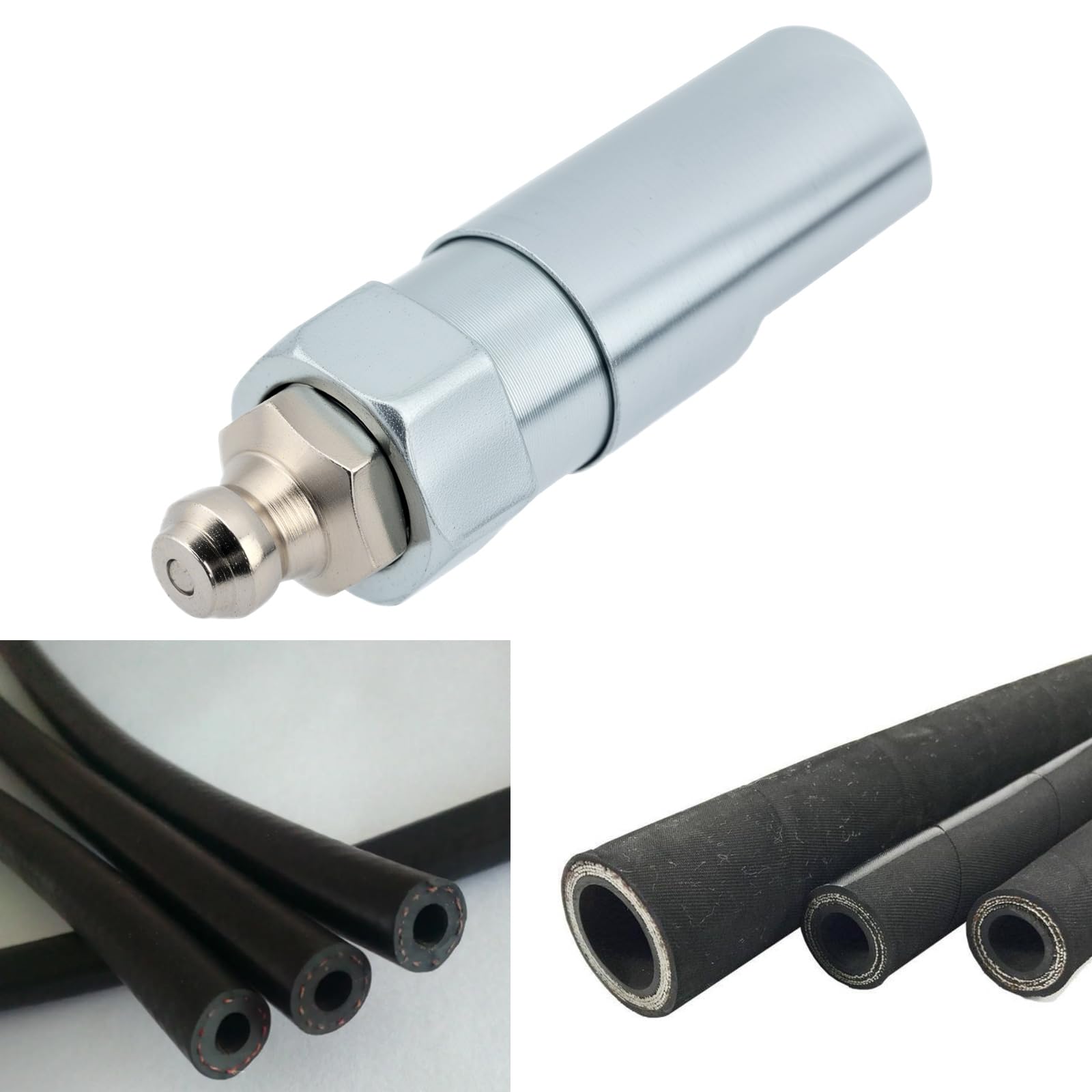Be In Your Mind 2pcs 90 Degree Grease Gun Coupler Grease Fitting Nozzle with 1/8 Inch NPT Thread Suitable for Most Standard 1/8 Inch Npt Oil Pipes - Image 3
