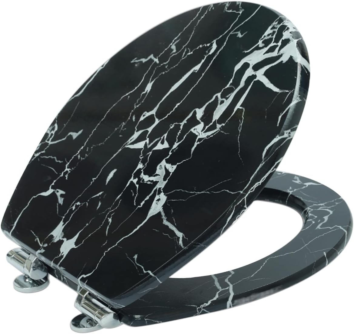 Trimmer Marblized Molded Wood Toilet Seats Fauxmarble Painting In