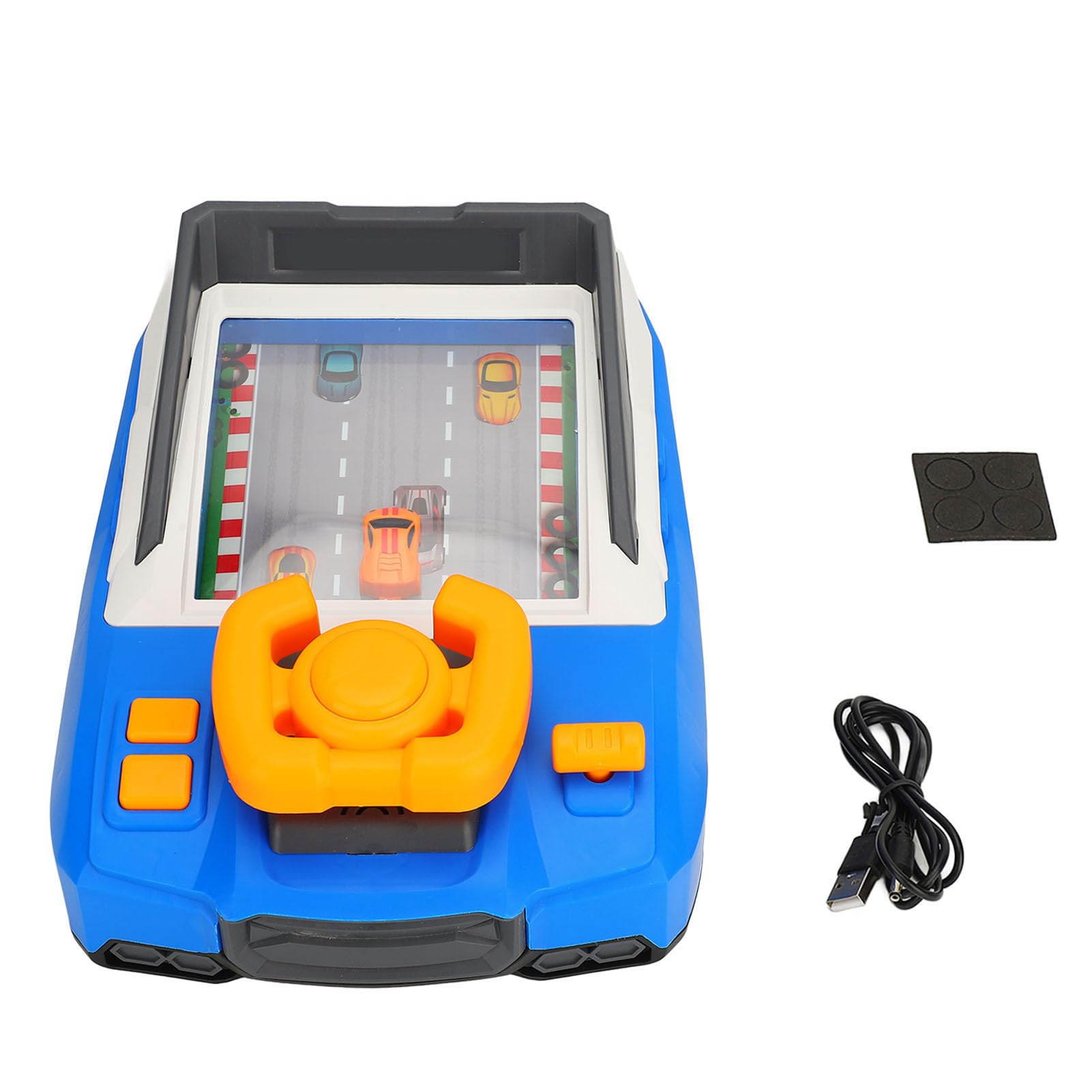 Juguete de Volante Musical, Fuente de Alimentación Dual, Juguete de Volante para Niños Pequeños, Educativo de Simulación de Conducción con Equipo Simulado y Efectos de Sonido para Niños