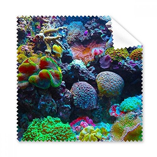 Chiffon de nettoyage corail en tissu pour lunettes et écrans x5