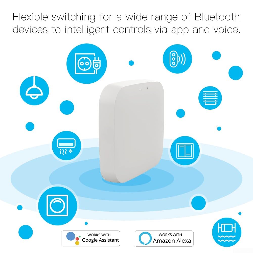 Puerta de enlace inalámbrica Smart WiFi para Tuya Bluetooth Smart MESH SIG Smart Gate Way Hub Bridge Wit para Smart Life APP 2.4G