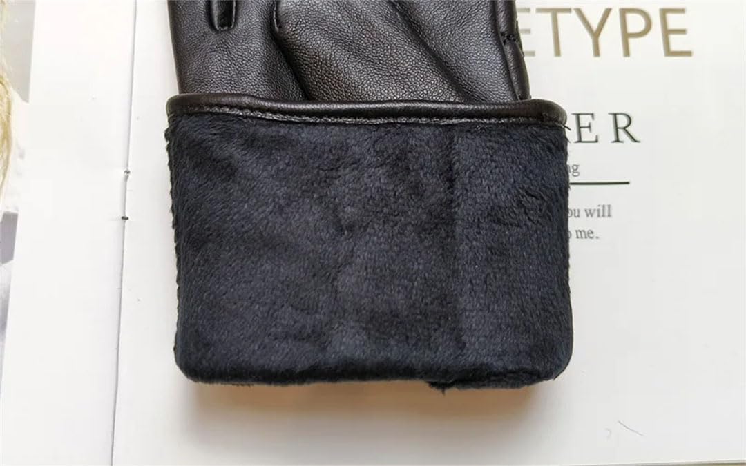 Guanti da donna con isolamento touch screen e fodera per equitazione e guida