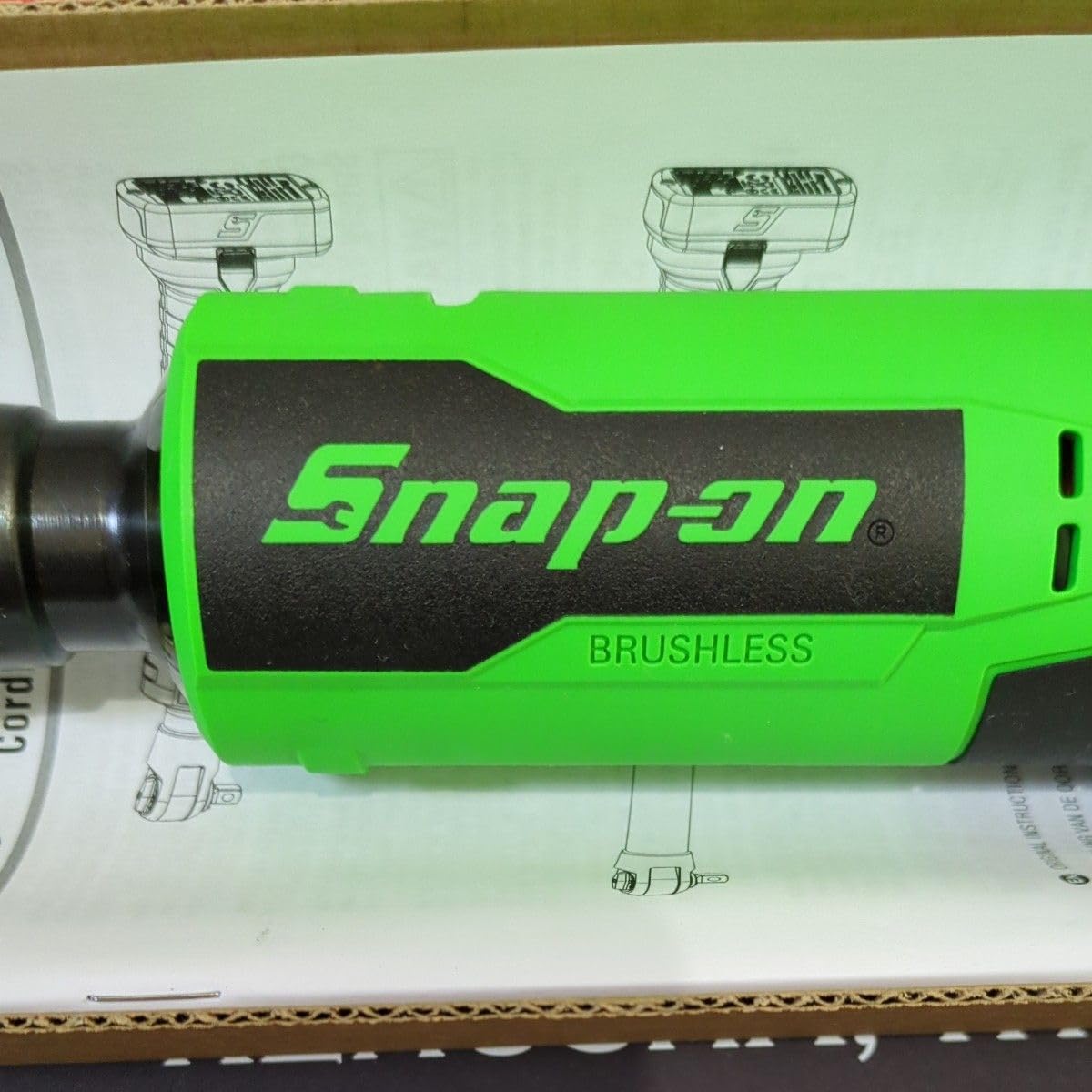 Amazon | スナップオン 電動ラチェット グリーン 本体のみ 14.4V