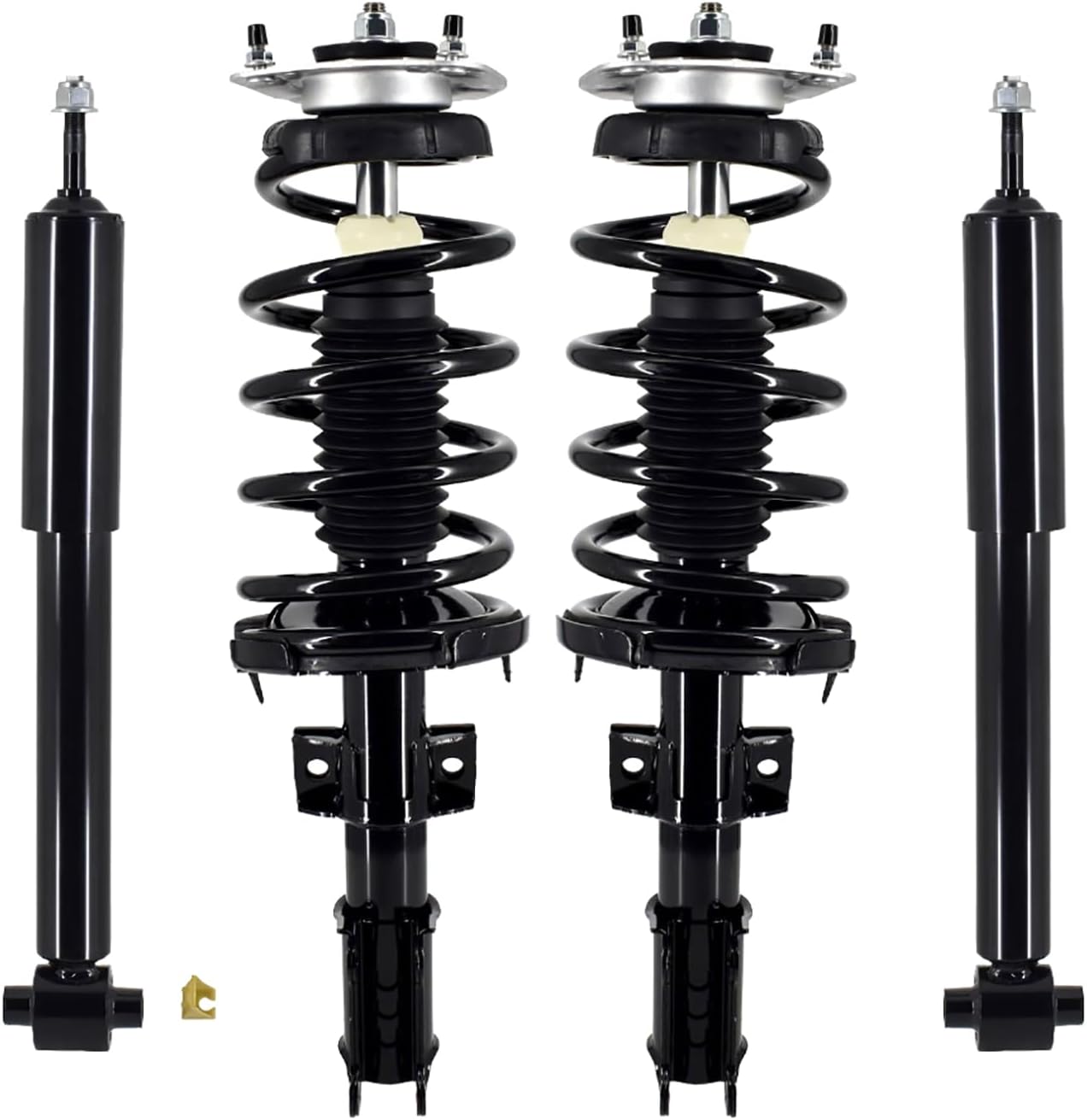 PM Auto Set 4 Front Quick Complete Strut-Coil Spring-Rear Shock For 2003-2014 Volvo Xc90 Monotube Performance Upgrade