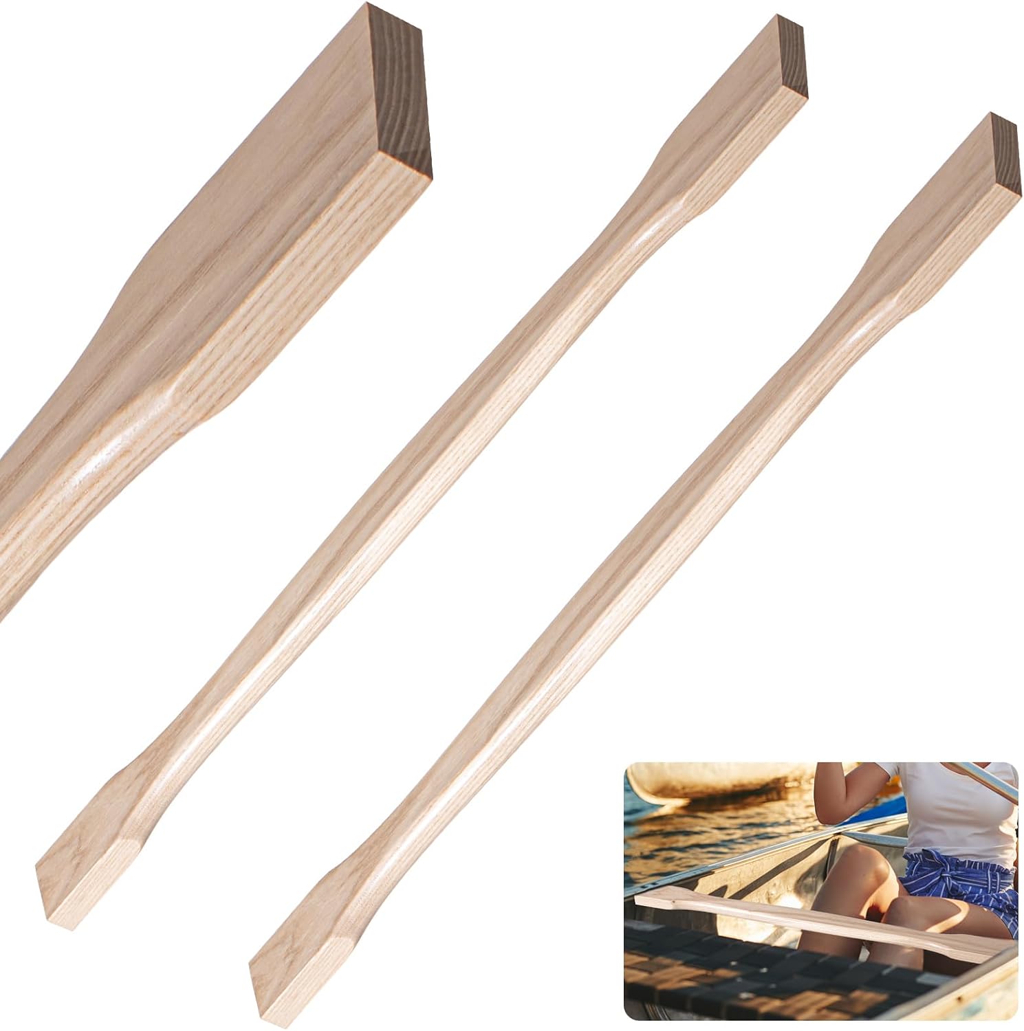 2 Pcs Canoe 32.5" Shaped Thwart Canoe Thwart Seat