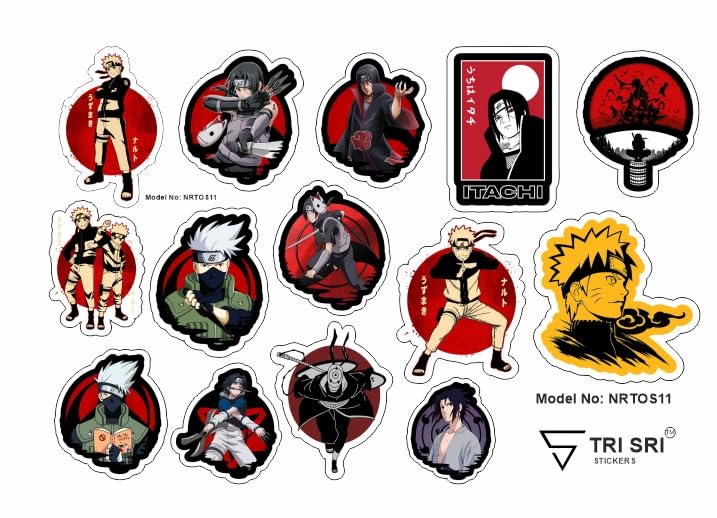 Naruto & Itachi Vinyl Stickers – Premium Anime Decals for Laptops, Water Bottles, & More! Residue-Free Removal - Self adhersive, Quality PVC Sticker (Pack of 13) - TRI SRI Stickers (B0CWPK7N95) Amazon Price History, Amazon Price Tracker